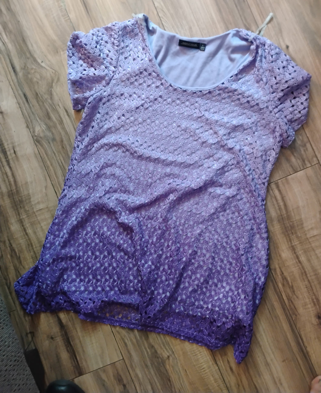 Purple Shirt - size Women L (12)