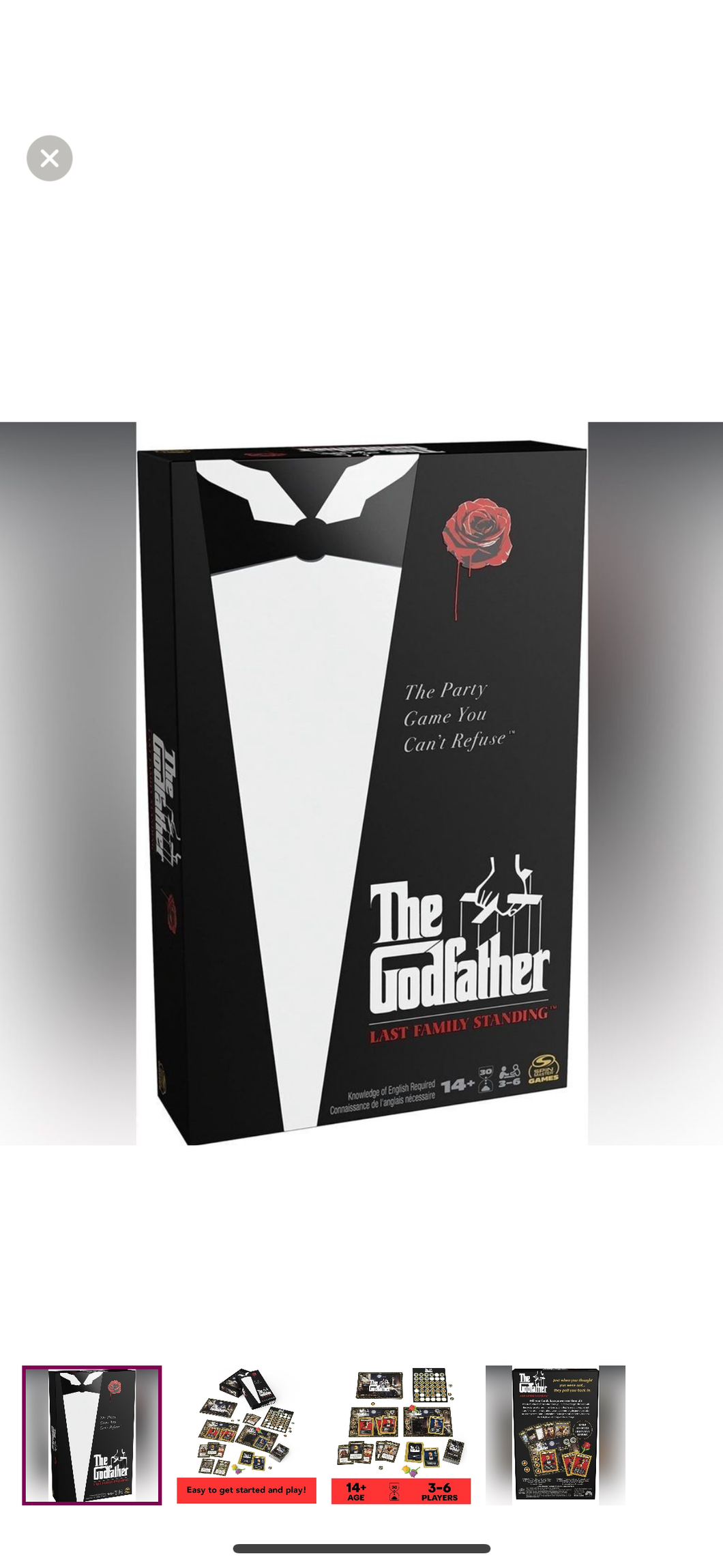 Nwt the godfather game