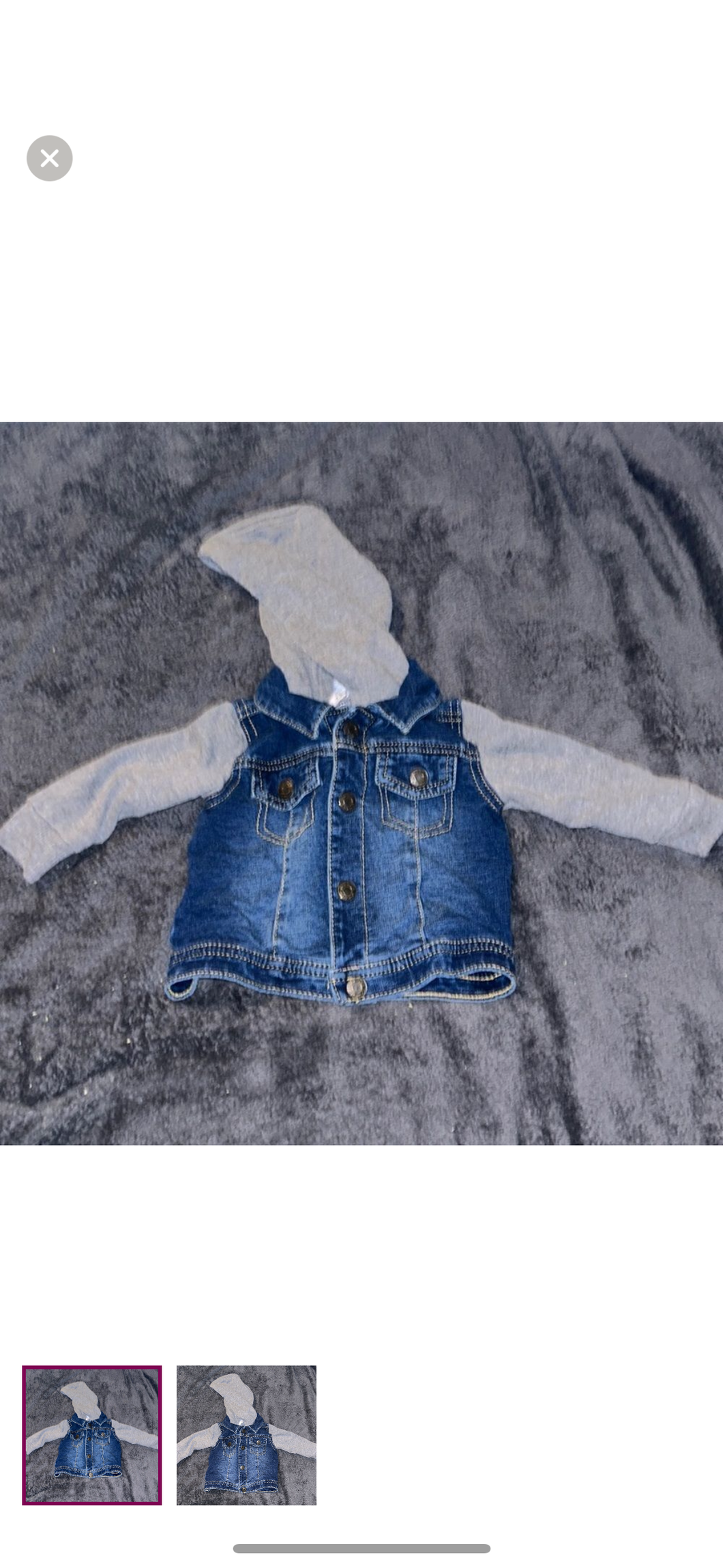 9m boys Jean jacket Okie dokie brand - size 9 Months