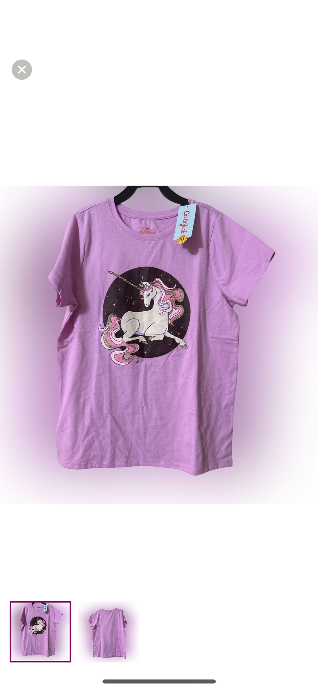 Nwt 14 unicorn shirt Cat & Jack - size Kids 14