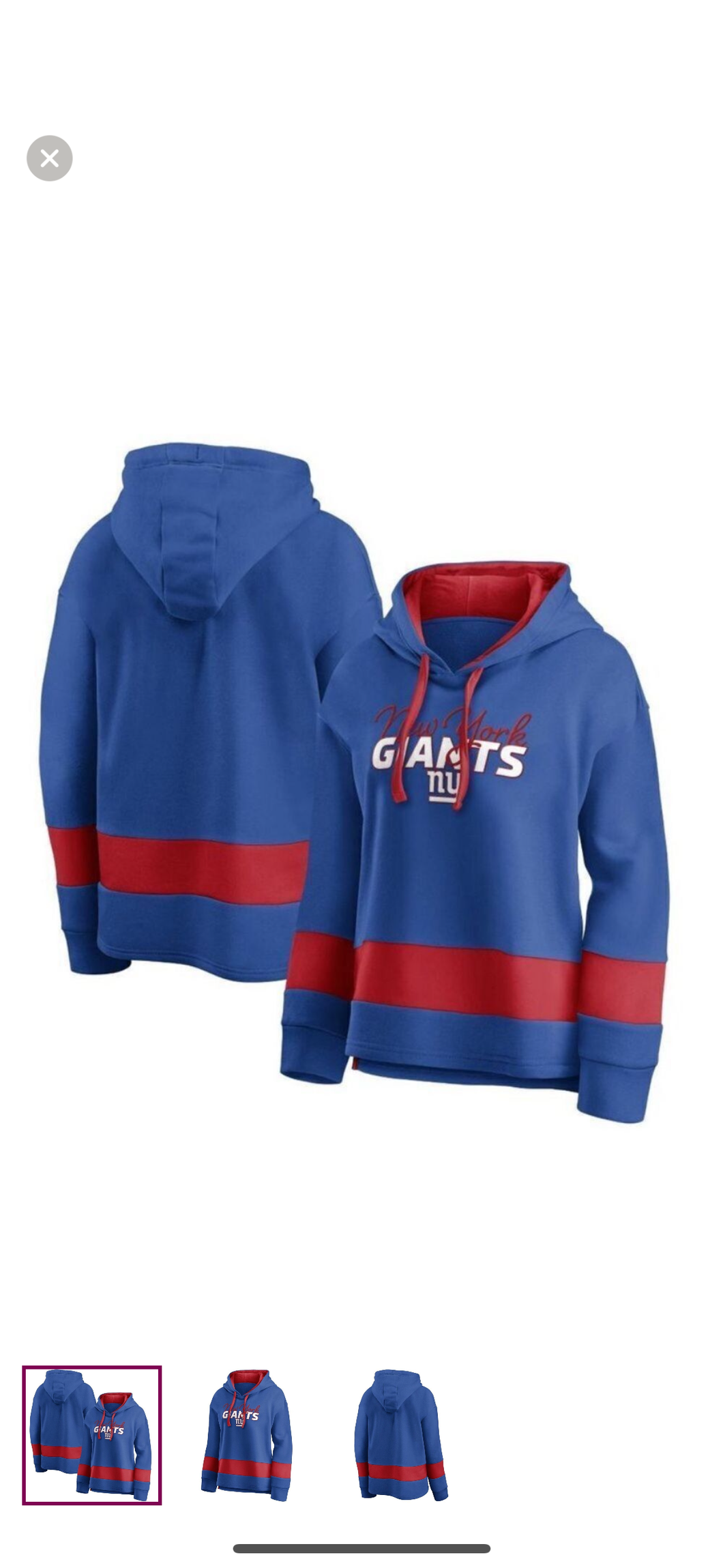 Nwt nfl giants hoodie Women's medium - size Women M (8-10)