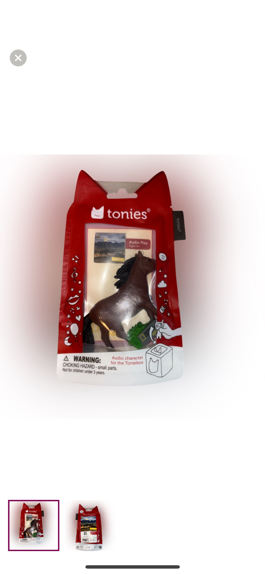 Nwt horse tonie National Geographic