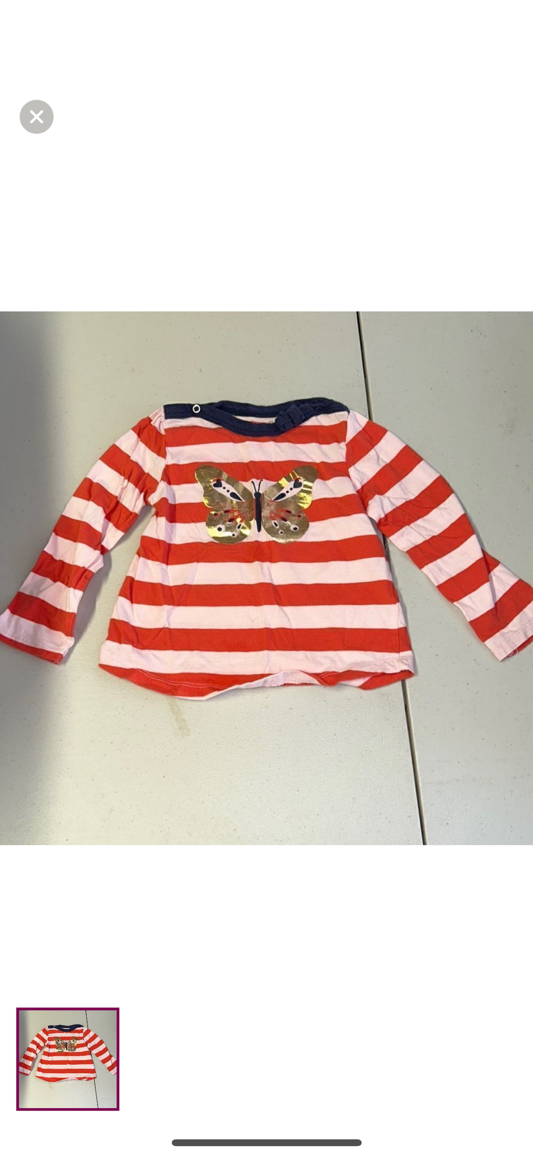 24m butterfly shirt Long sleeve shirt - size 24 Months