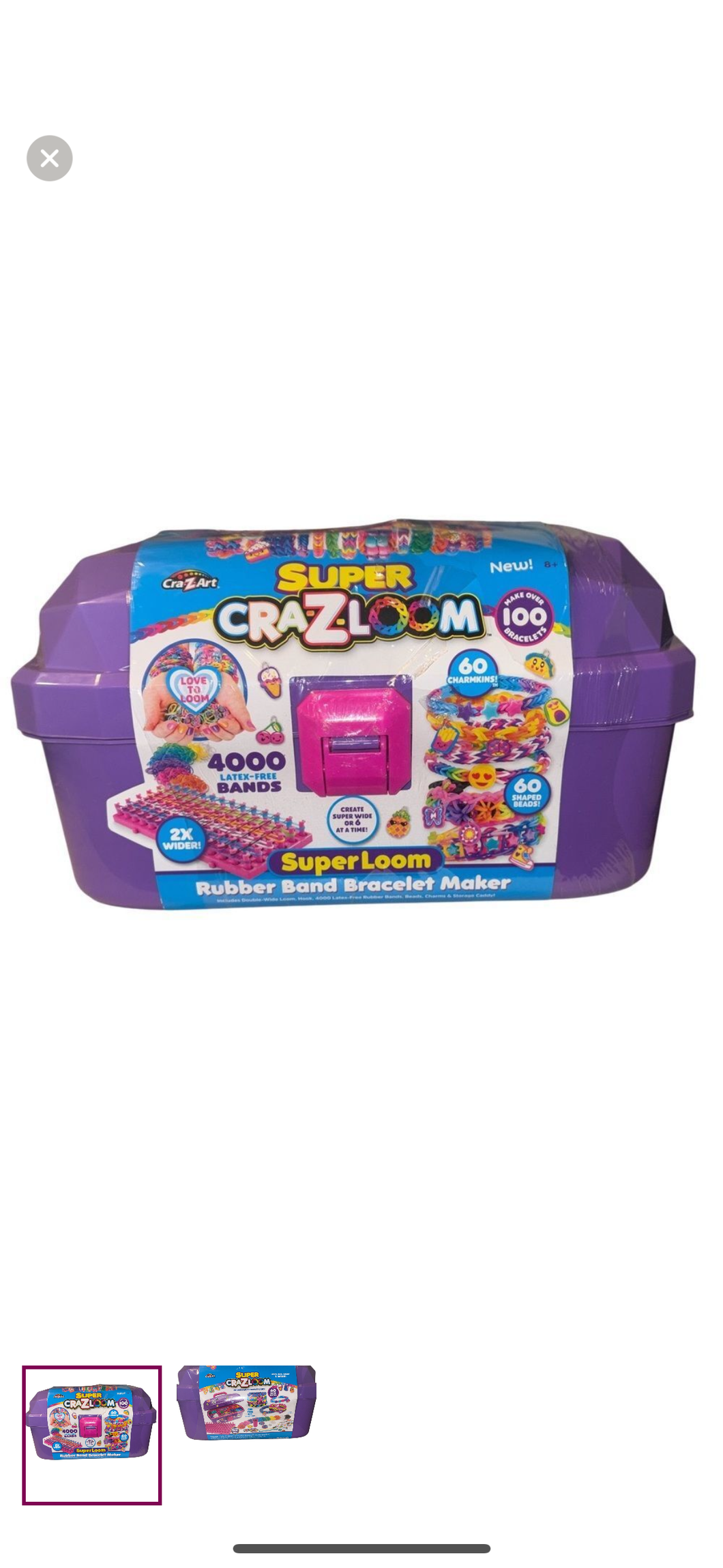 Nwt crazy loom kit Makes over 100 bracelets