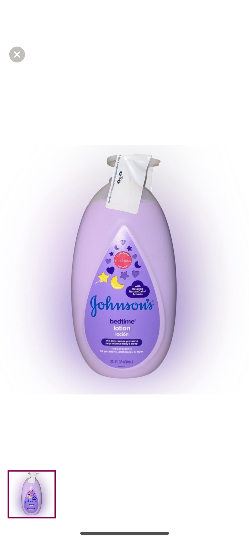 Nwt Baby lavender lotion Huge bottle