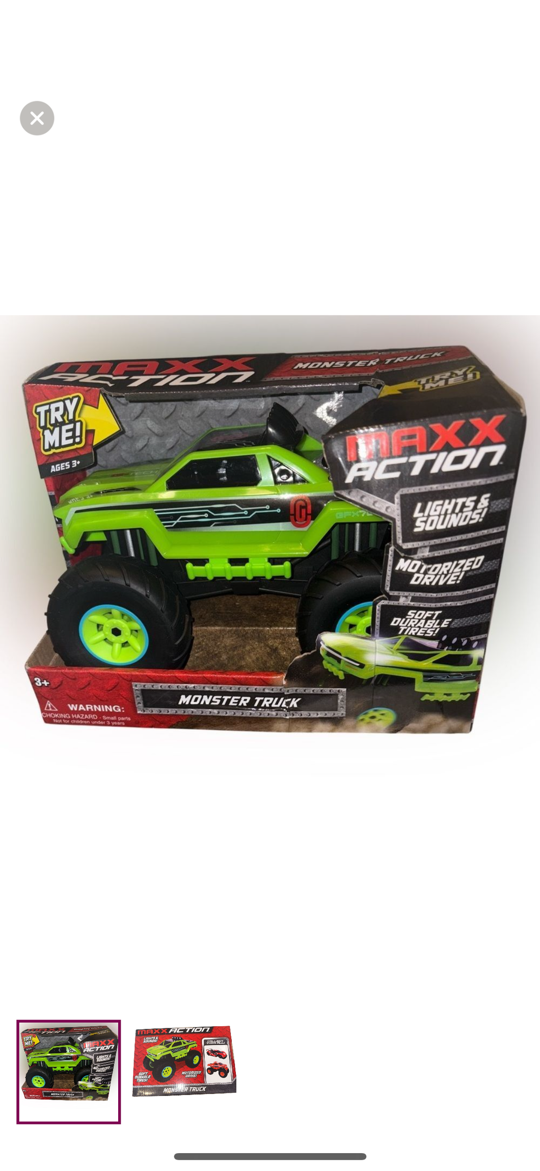 Nwt green rc car