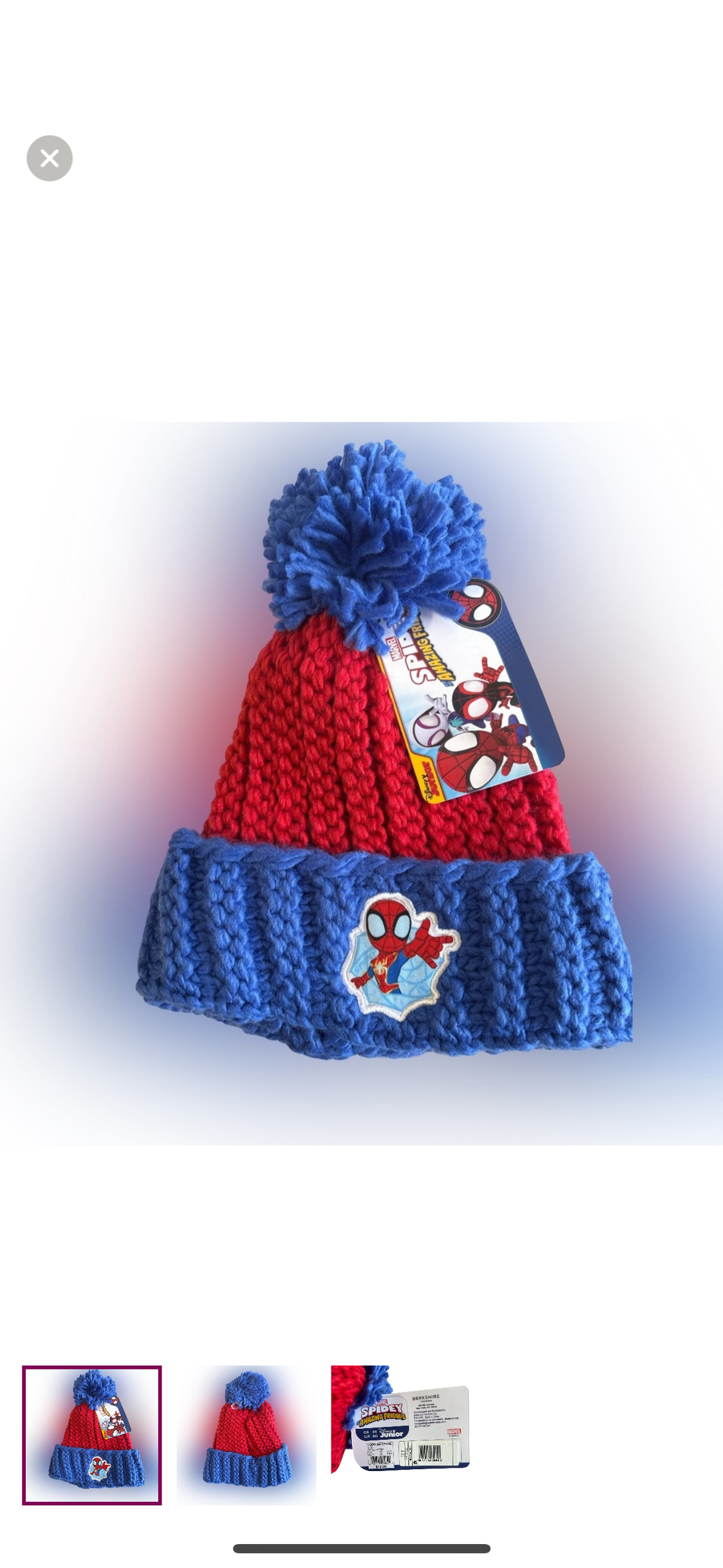 Nwt Spider-Man hat Toddler winter hat