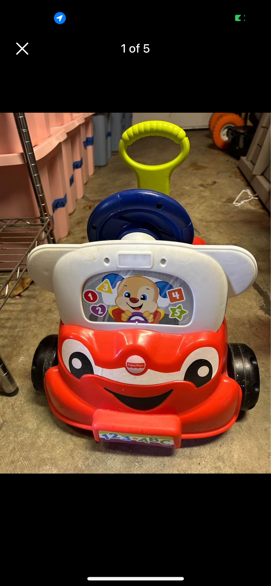 Fisher price ride on car Great condition