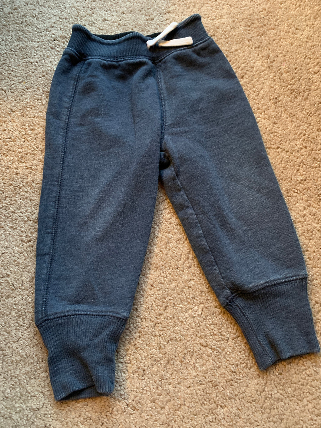 Navy joggers cuffed  - size 12 Months