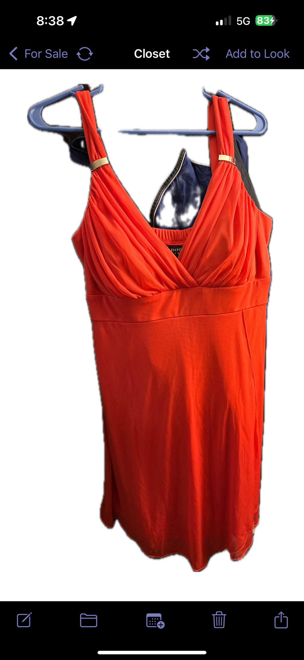NWT en focus dress Coral - size Women XL (14)