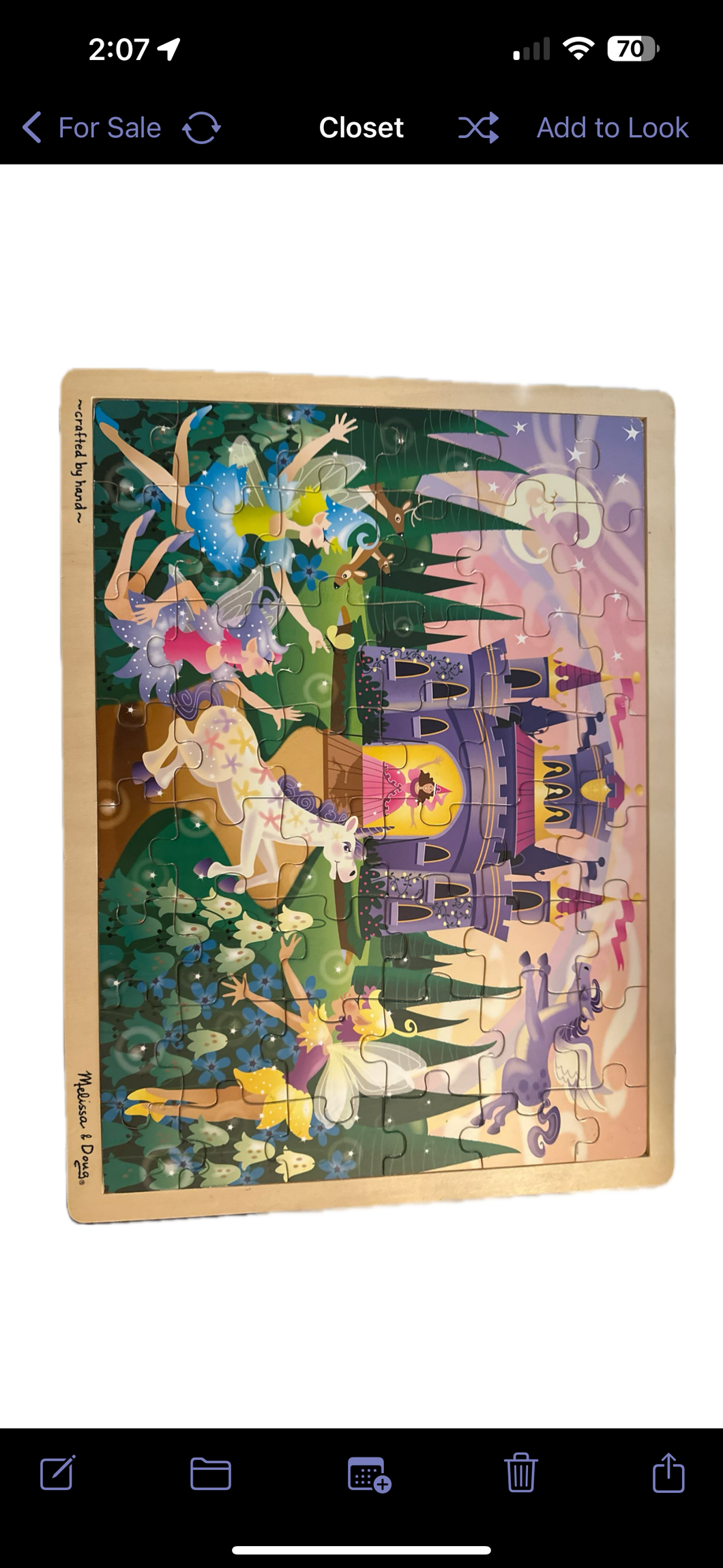 Melissa and Doug castle