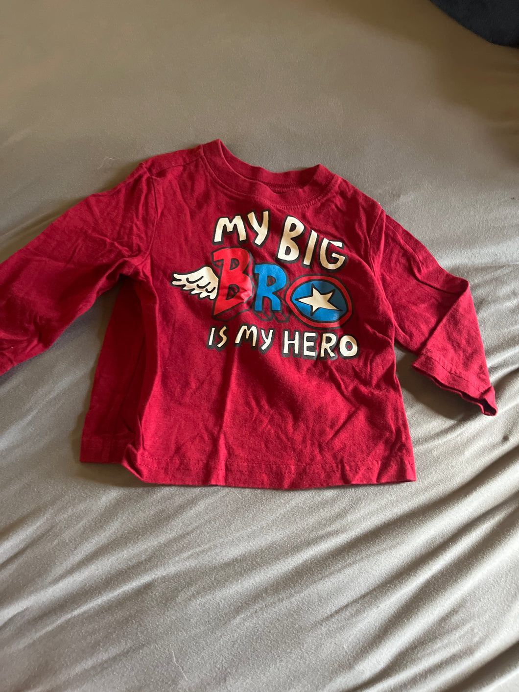 My big bro long sleeve Hero - size 9-12 Months