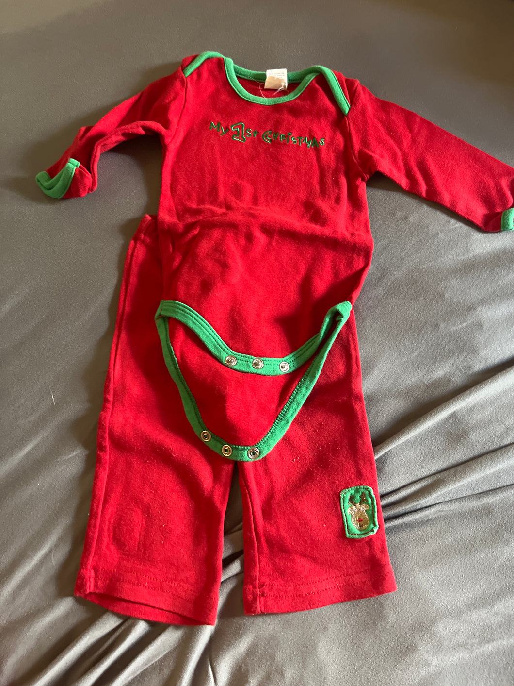 My first Christmas With pants - size 3 Months