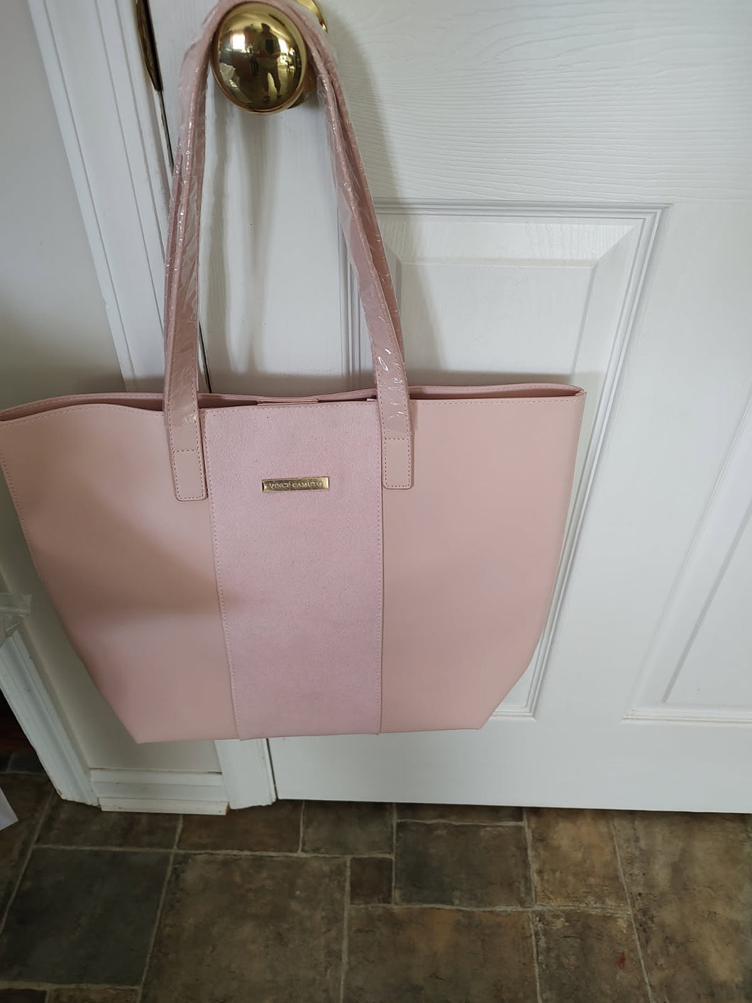 Pink tote 17x13