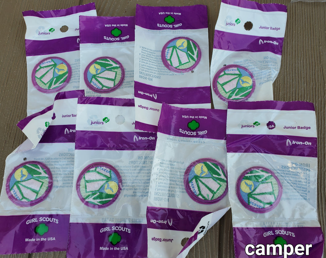 Girl scouts BADGES Junior Camper