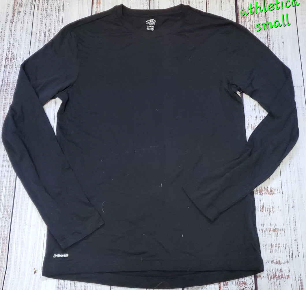 black l/s shirt - size Mens S