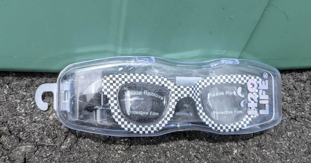 black and white goggles h20 life - NEW