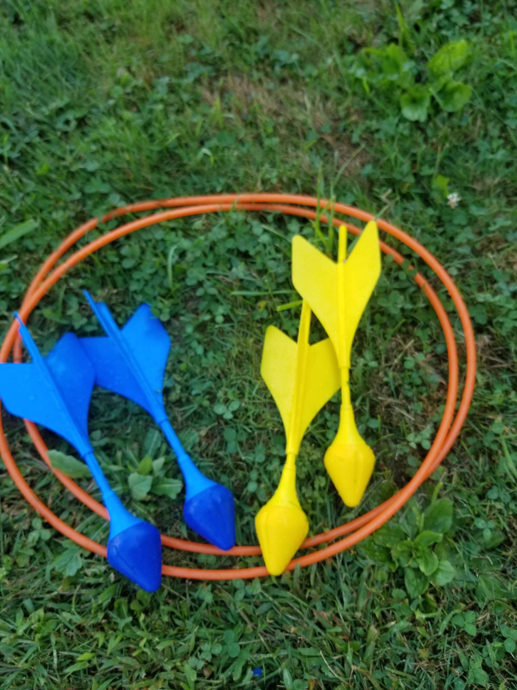 lawn darts and targets