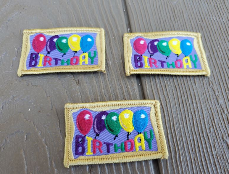 Girl scouts FUN patches Birthday