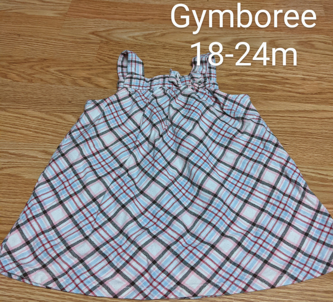 gymboree plaid dress - size 18 Months