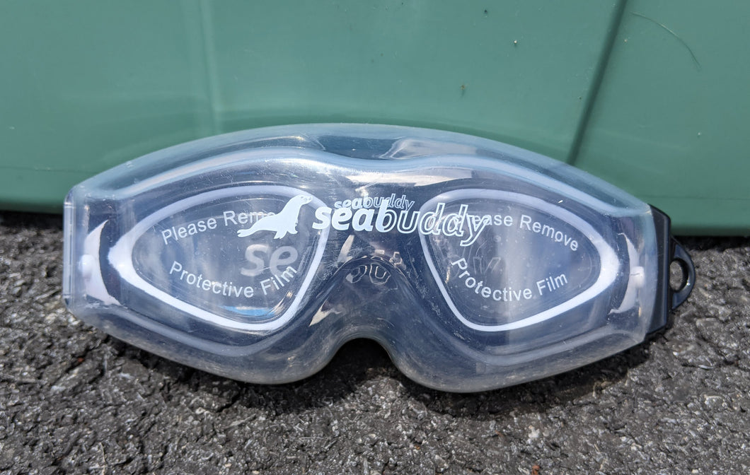 NEW - seabuddy goggles new - black/white