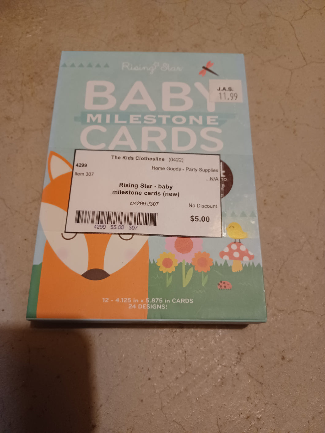 Rising Star - baby milestone cards (new)