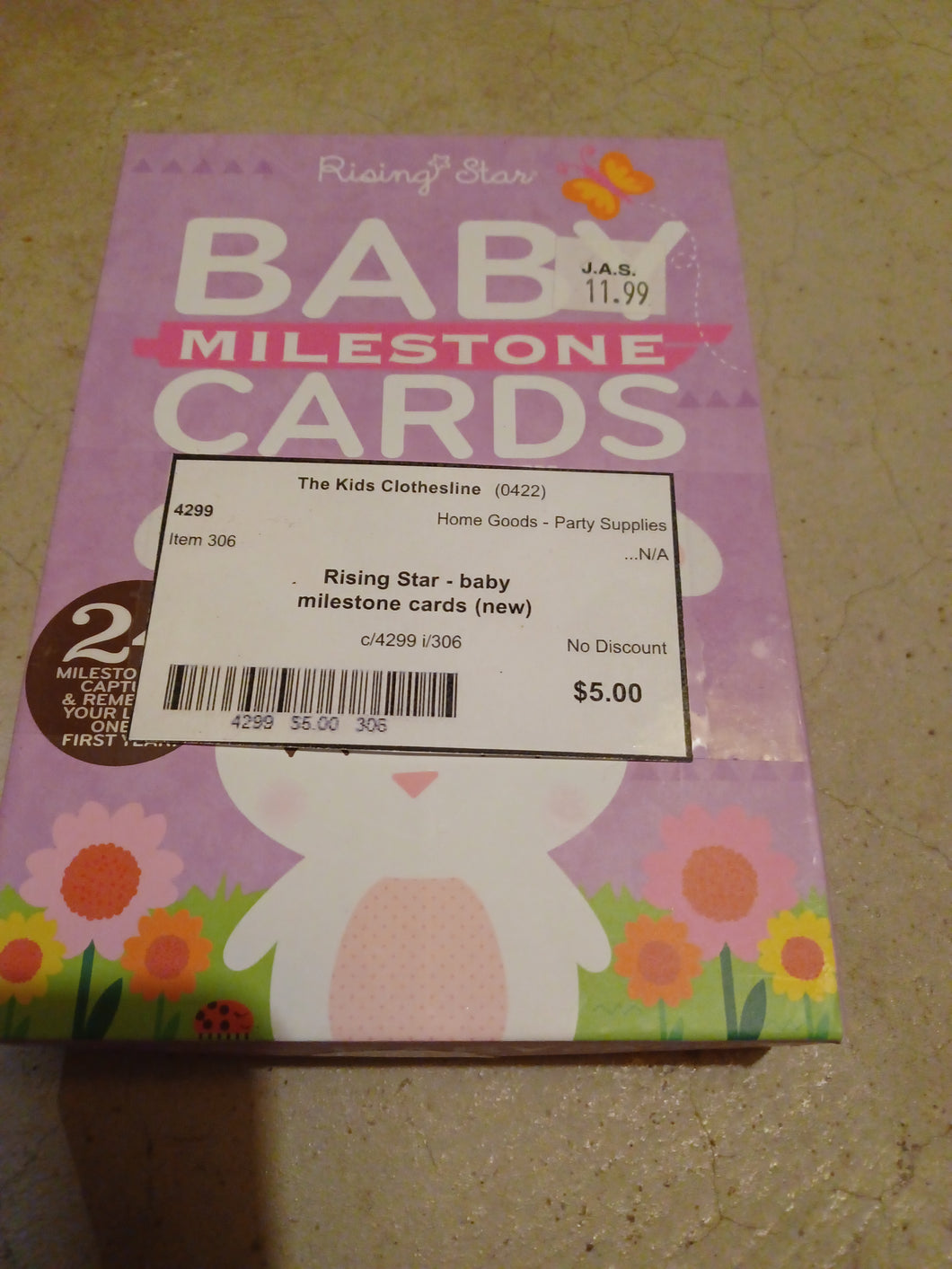 Rising Star - baby milestone cards (new)