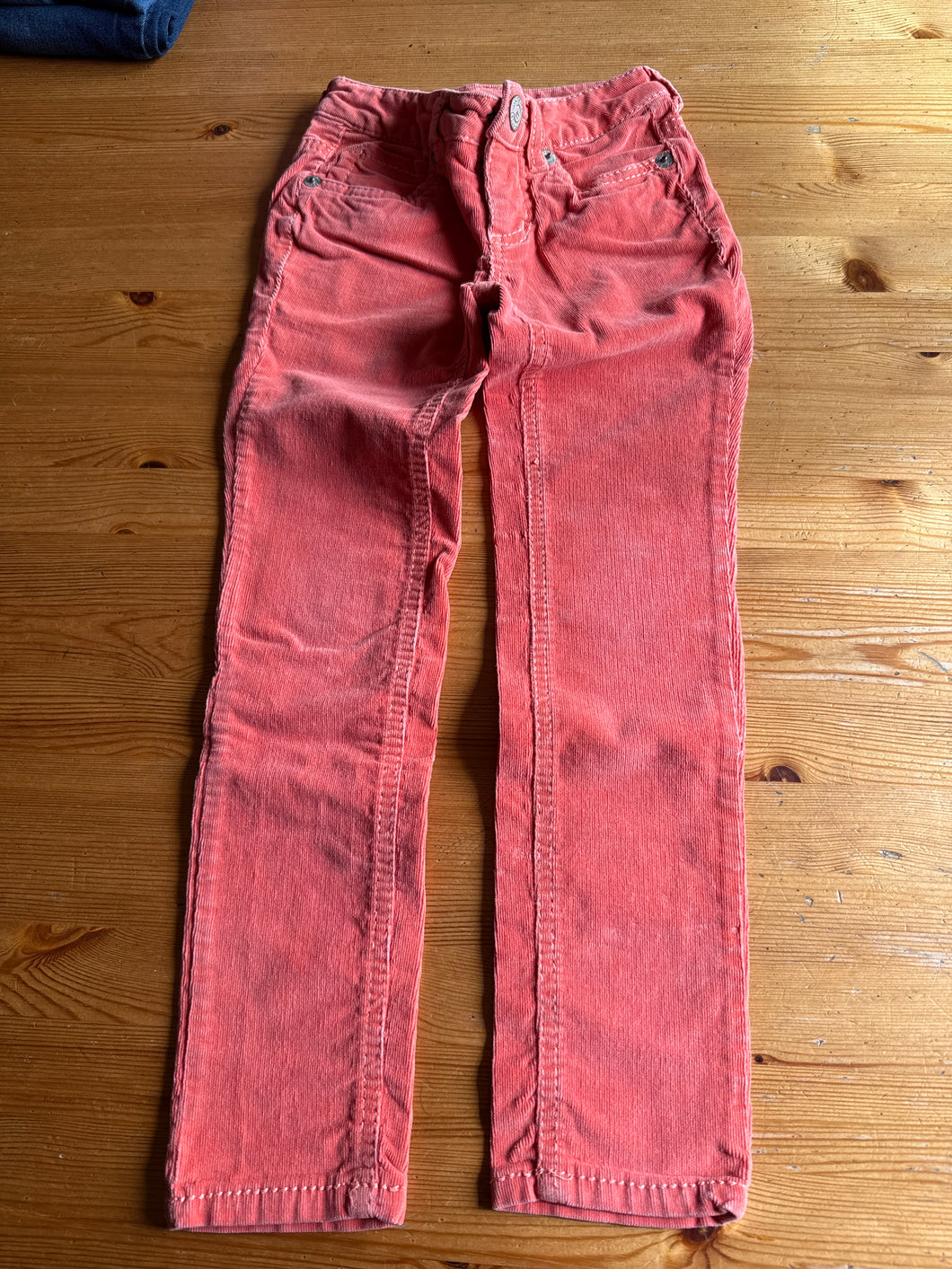 Justice peach jeggings Corduroy - size Kids 6
