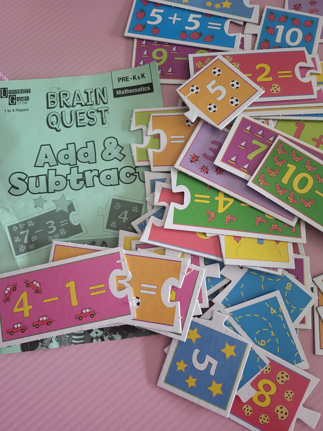 addition and subtraction puzzle game
