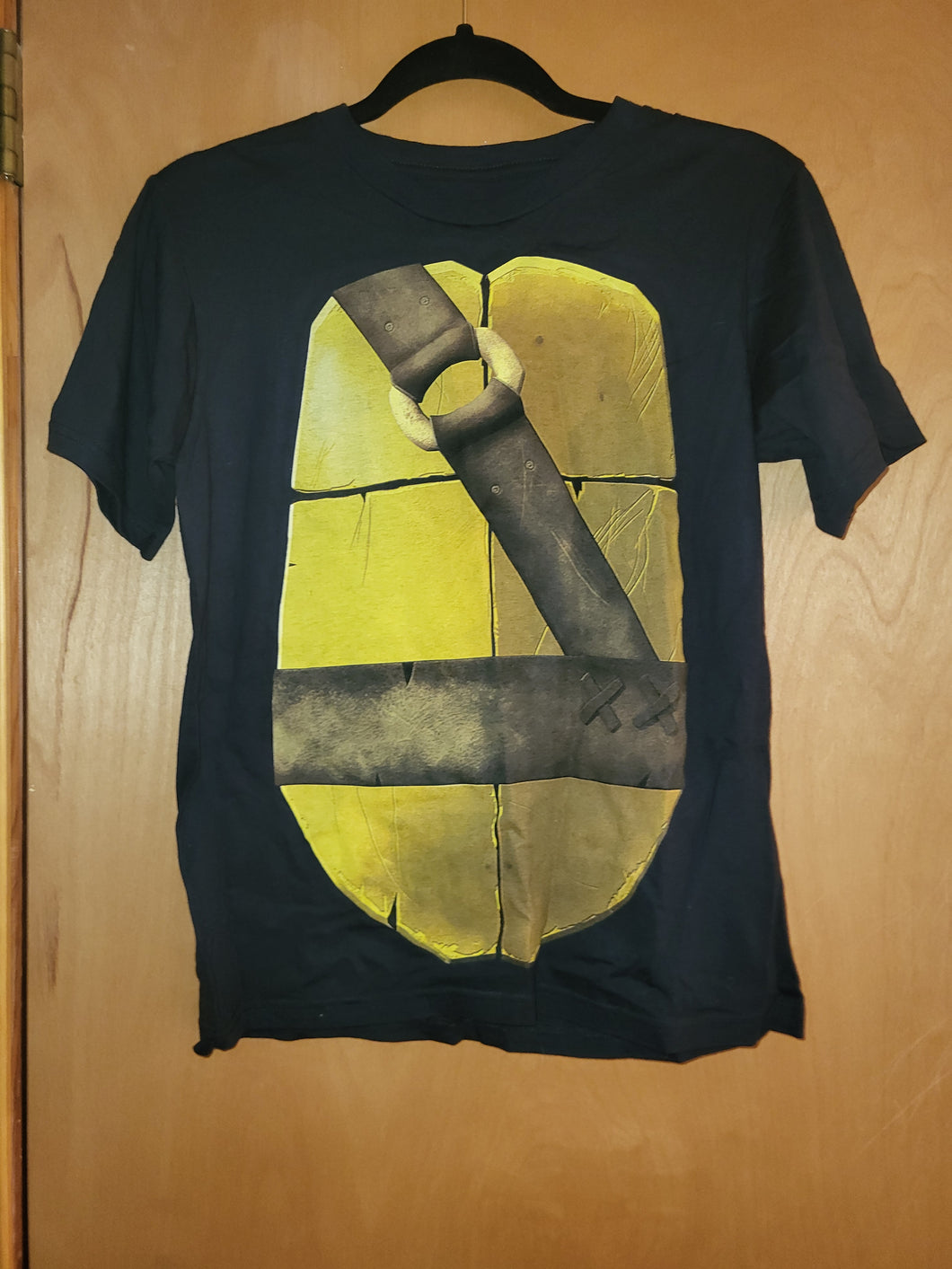 Ninja turtle shell Black tshirt - size Mens M