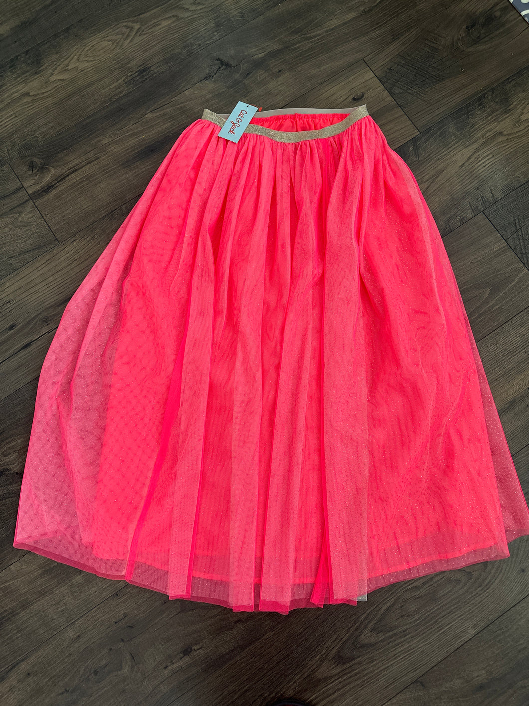 NEW glitter skirt Pink/peach - size Kids 14