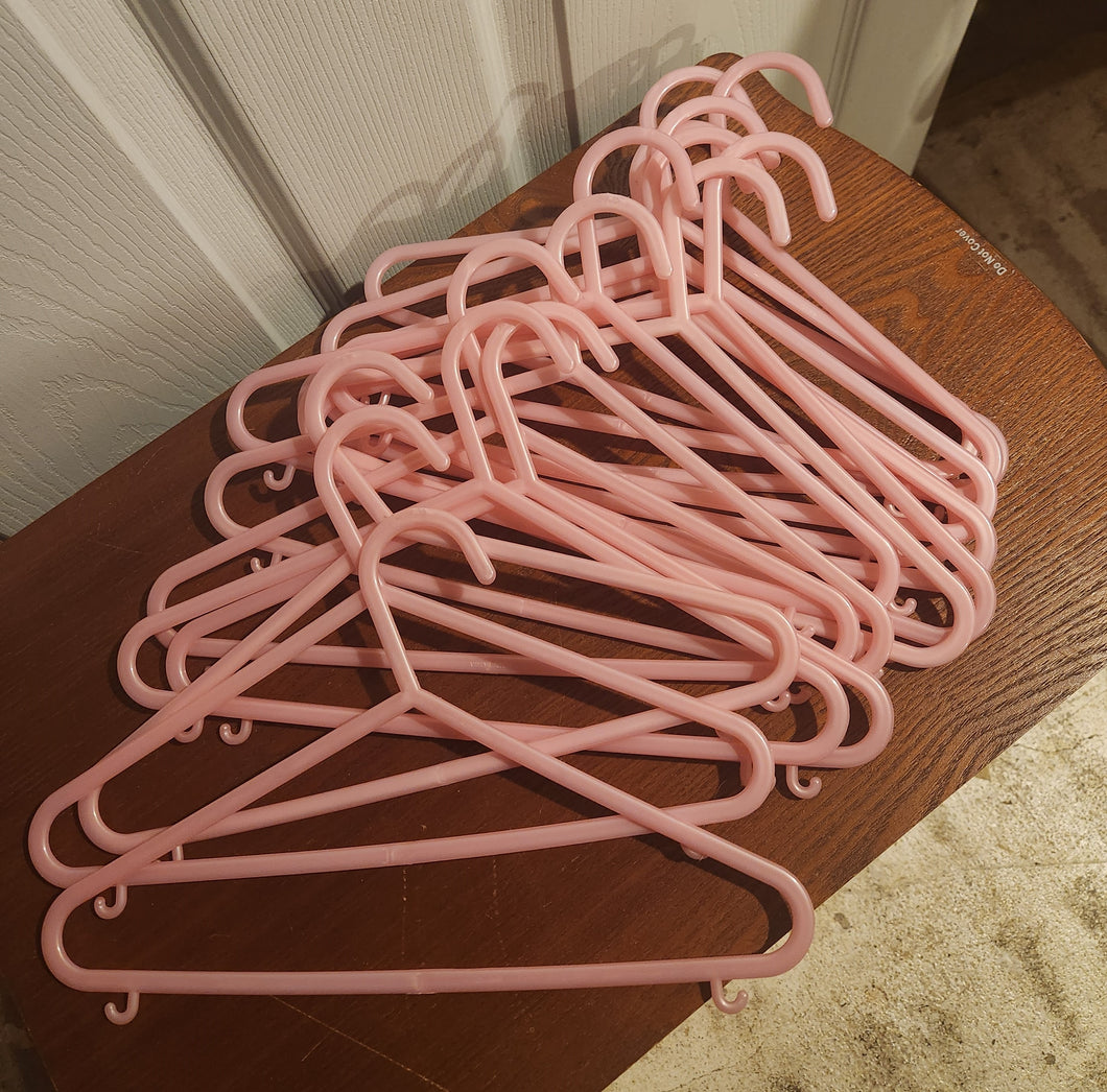 16pc pink baby hangers