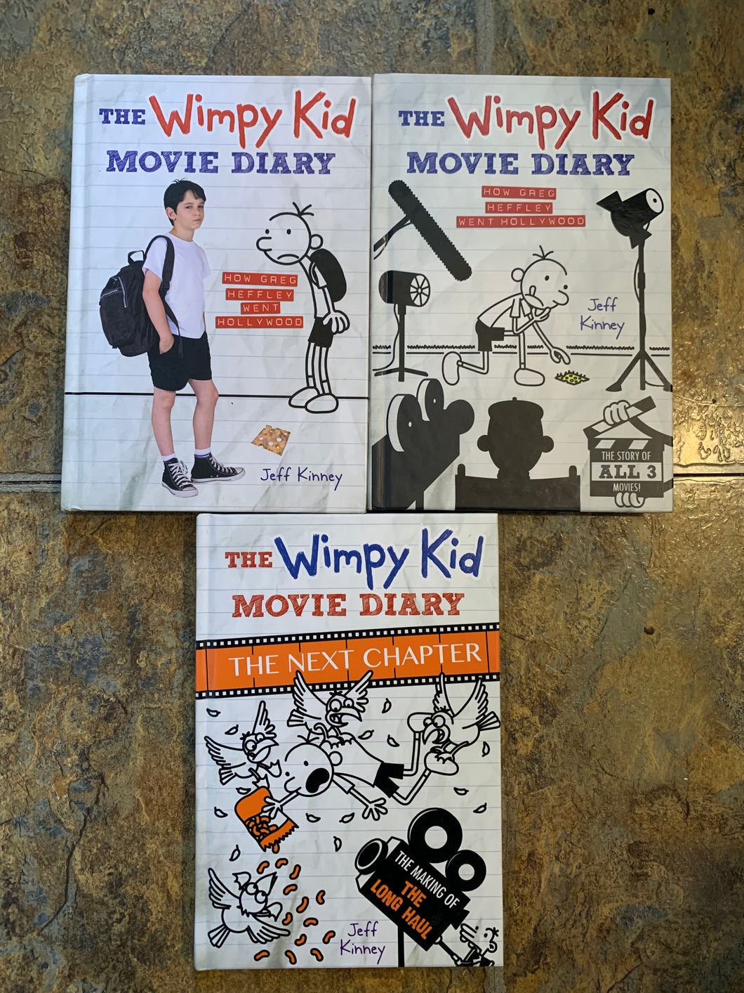 Diary of wimpy kid All 3 hard cover