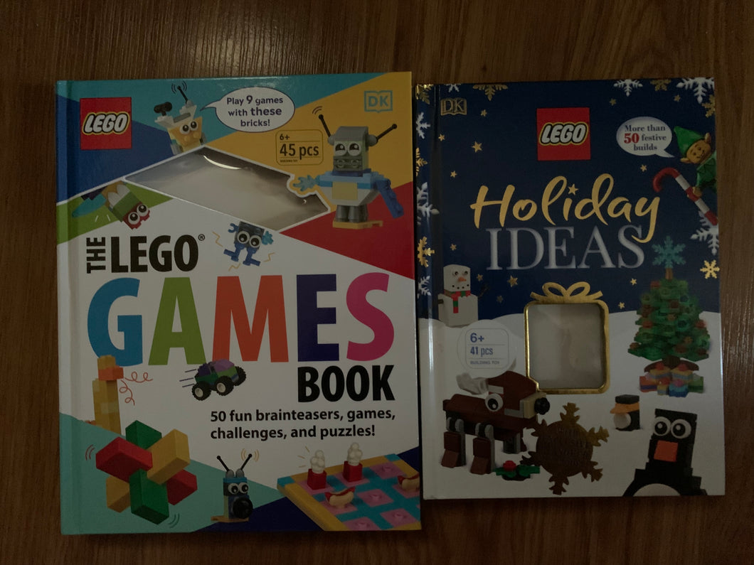 2 Lego books only No mini figures included