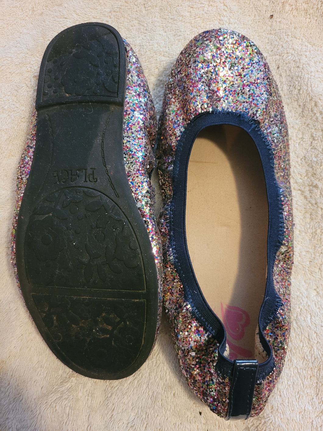 Children's Place sparkle Dress shoes - size shoes-youth 5