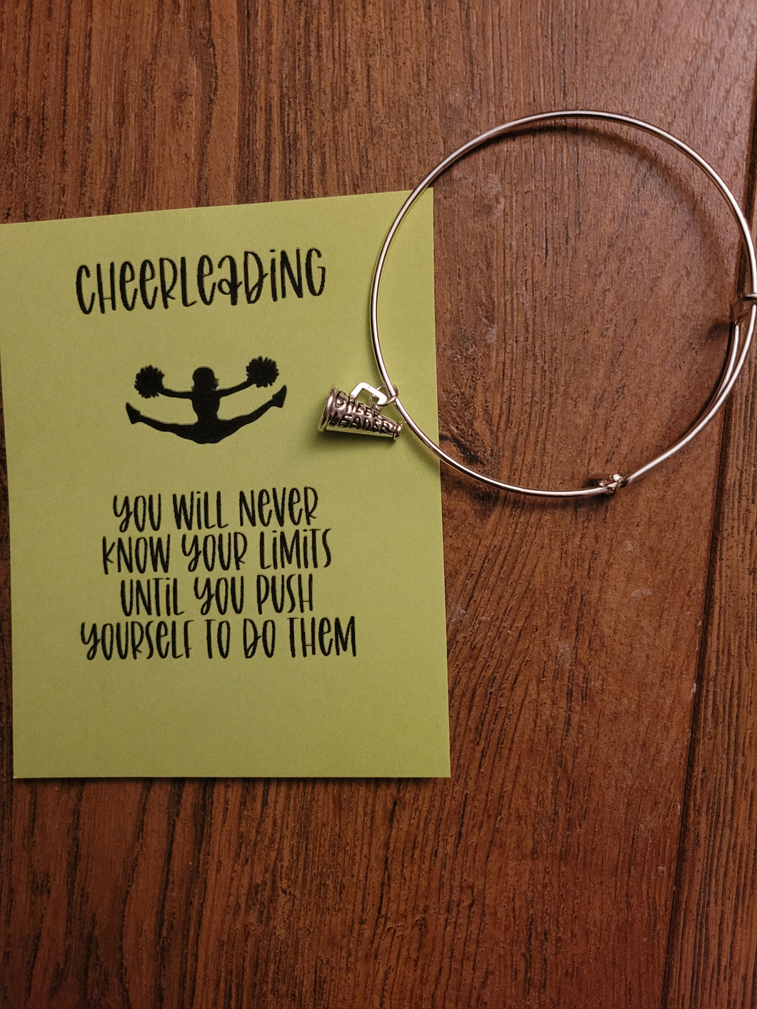 BNIP-Cheerleader bracele Metal expanding bracelet