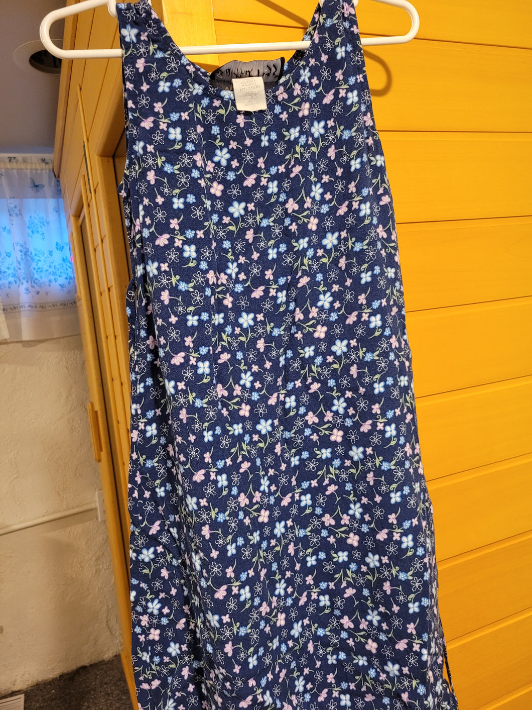 All that Jazz Blue floral Dress - size Kids 7