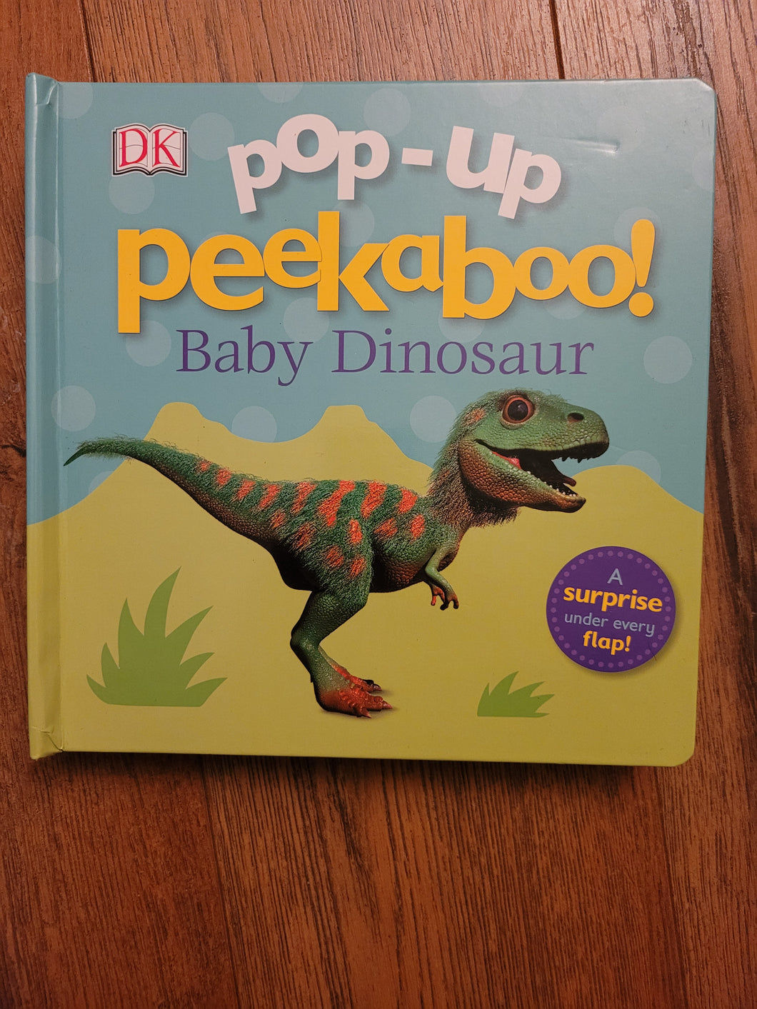 Pop up Peekaboo Baby Dinosaur