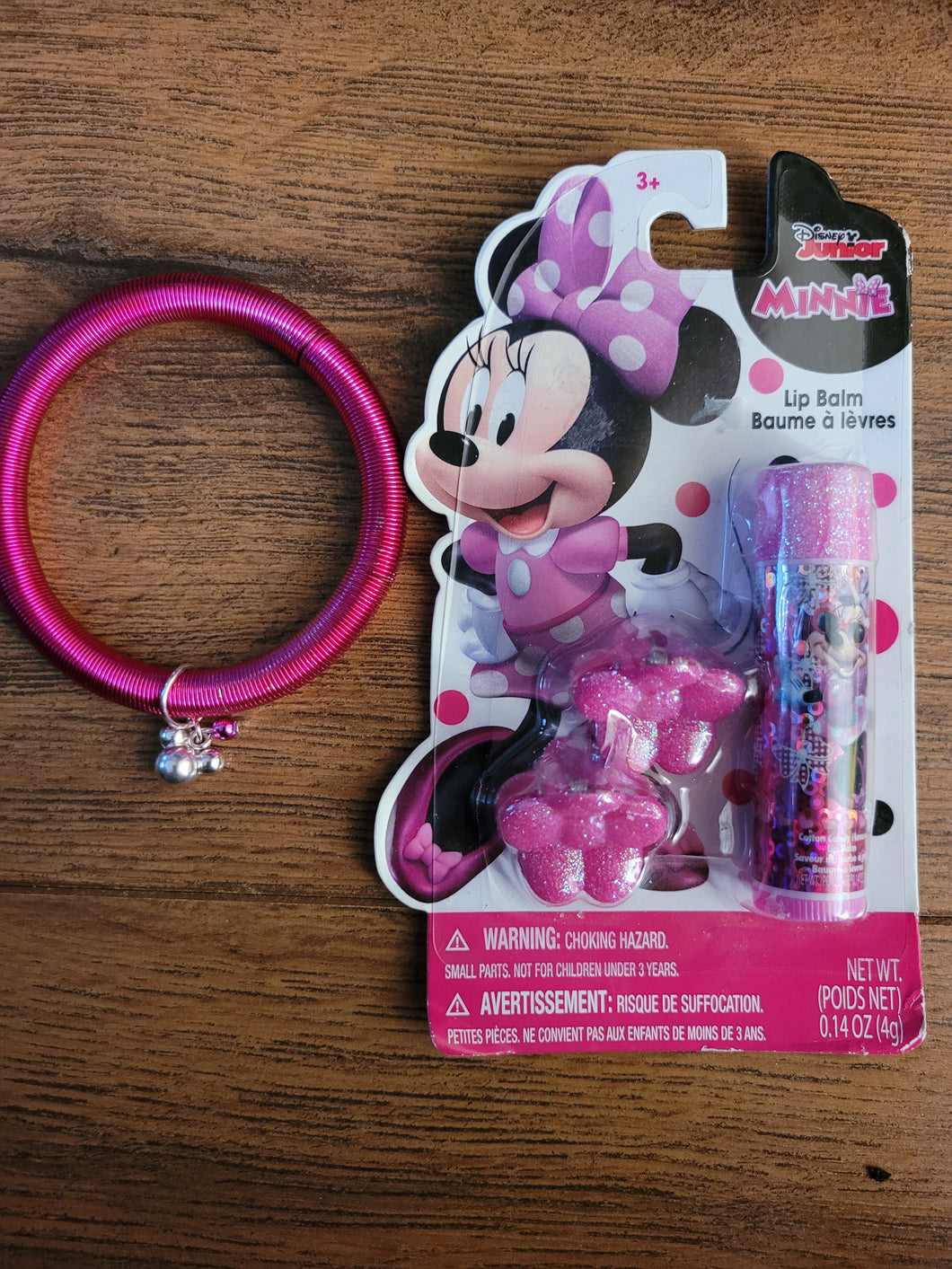 Minnie Mouse Bracelet/ Minnie Chapstick/Hair