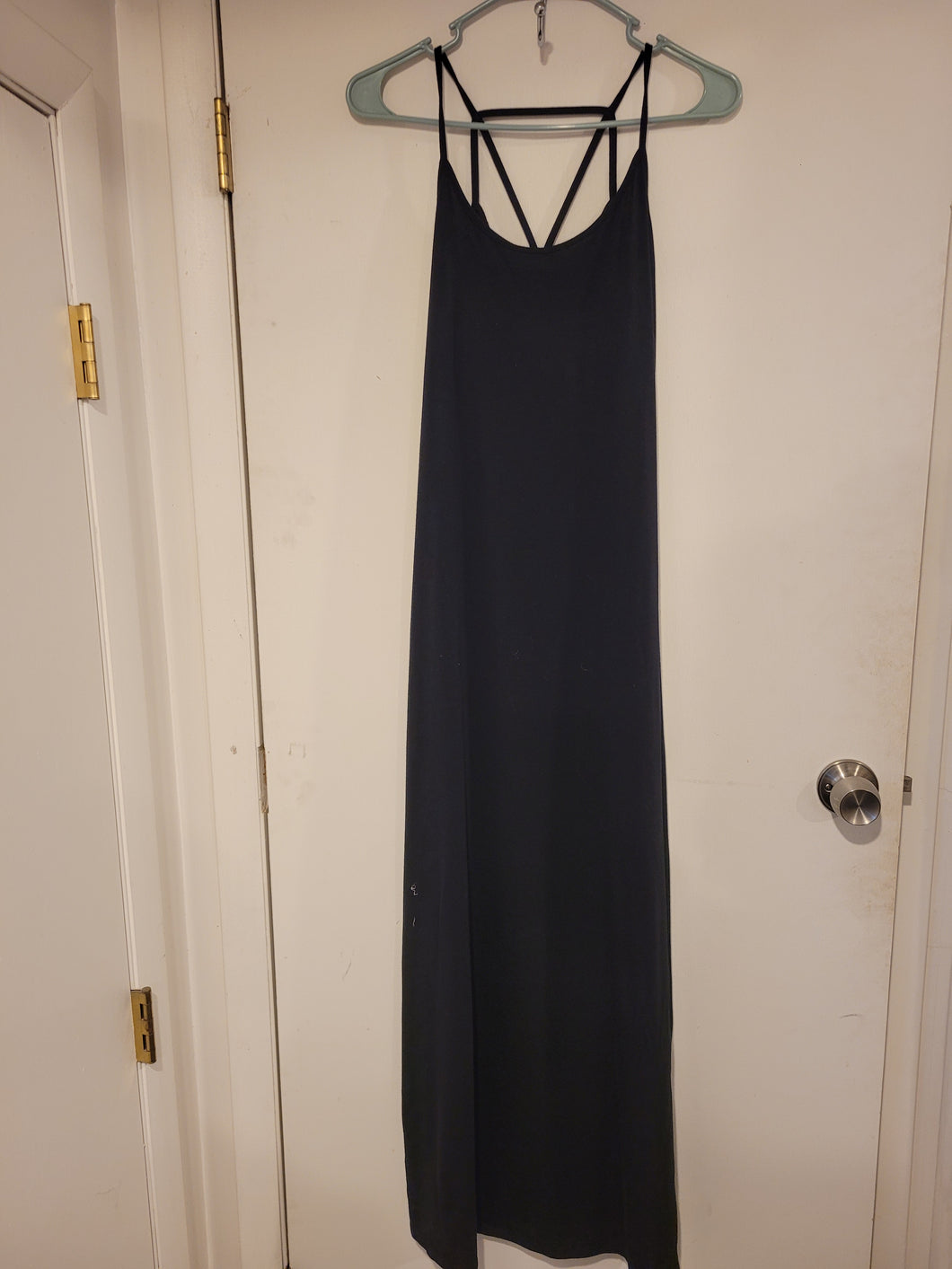 Xhilaration black long Spaghetti strap dress - size Women 1XL (16-18)