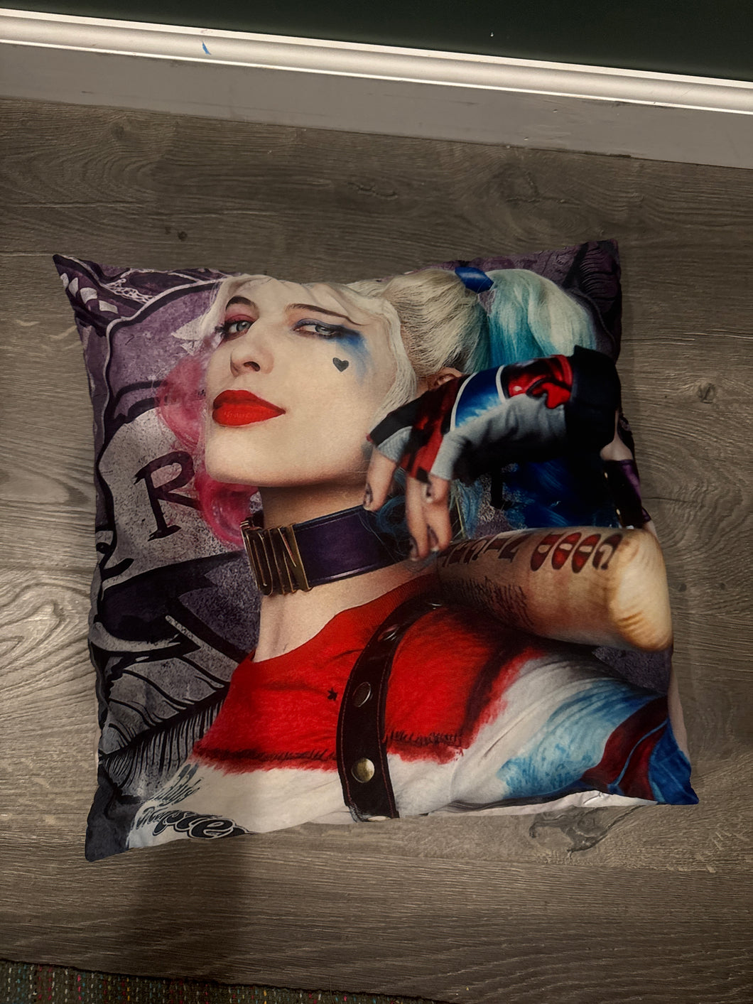 Harley Quinn pillow