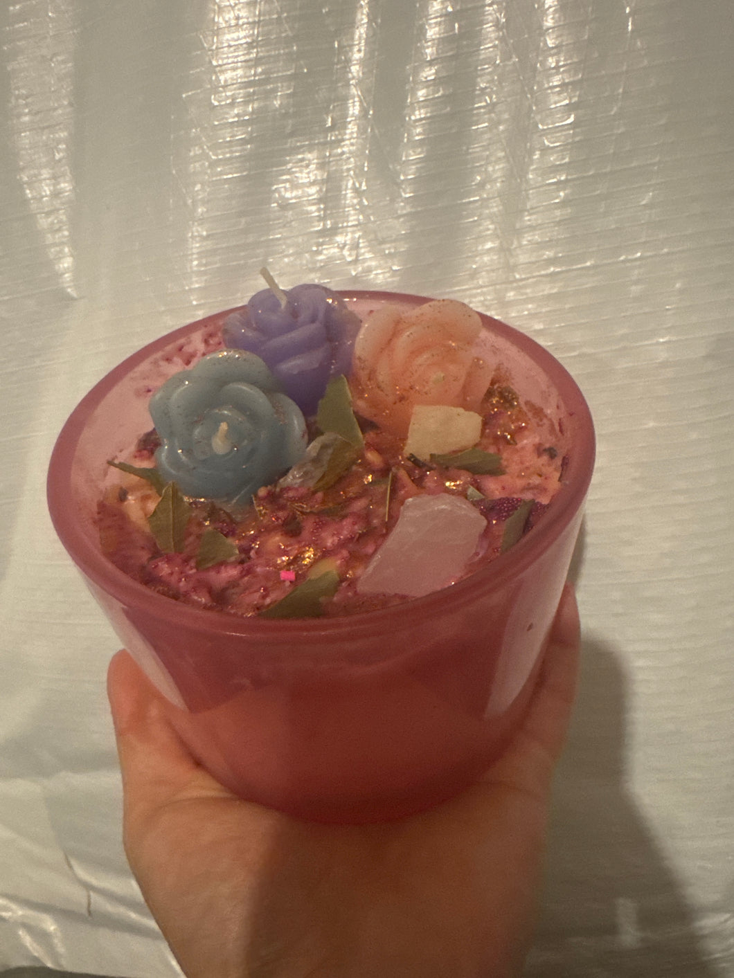 Rose candle