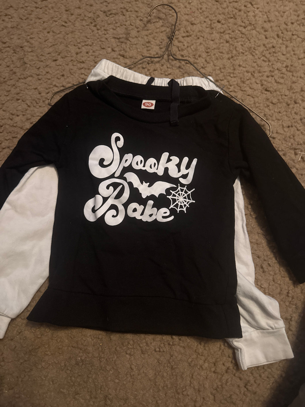 Halloween outfit Sweatshirt - size 12 Months