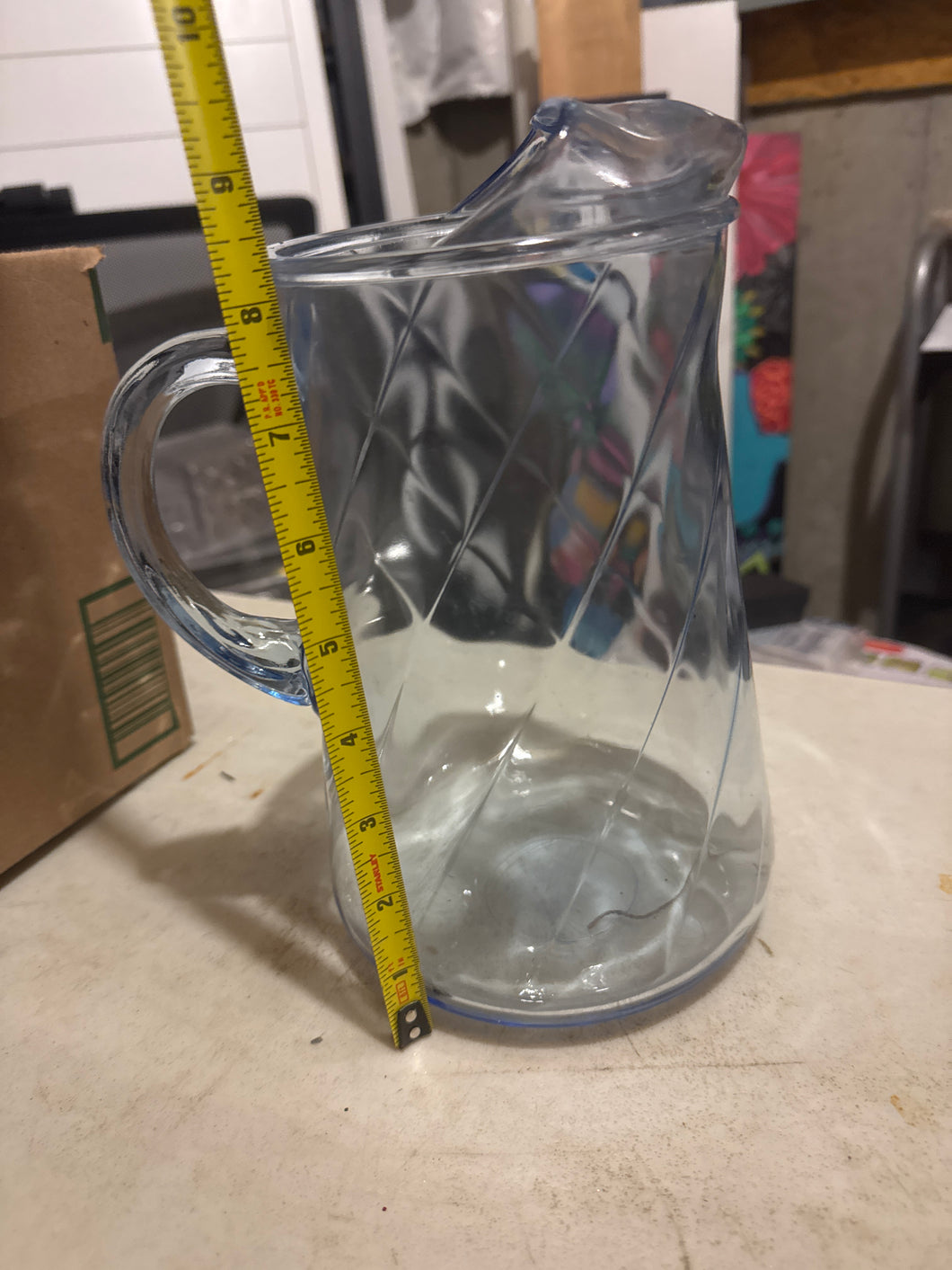 Glass pitcher