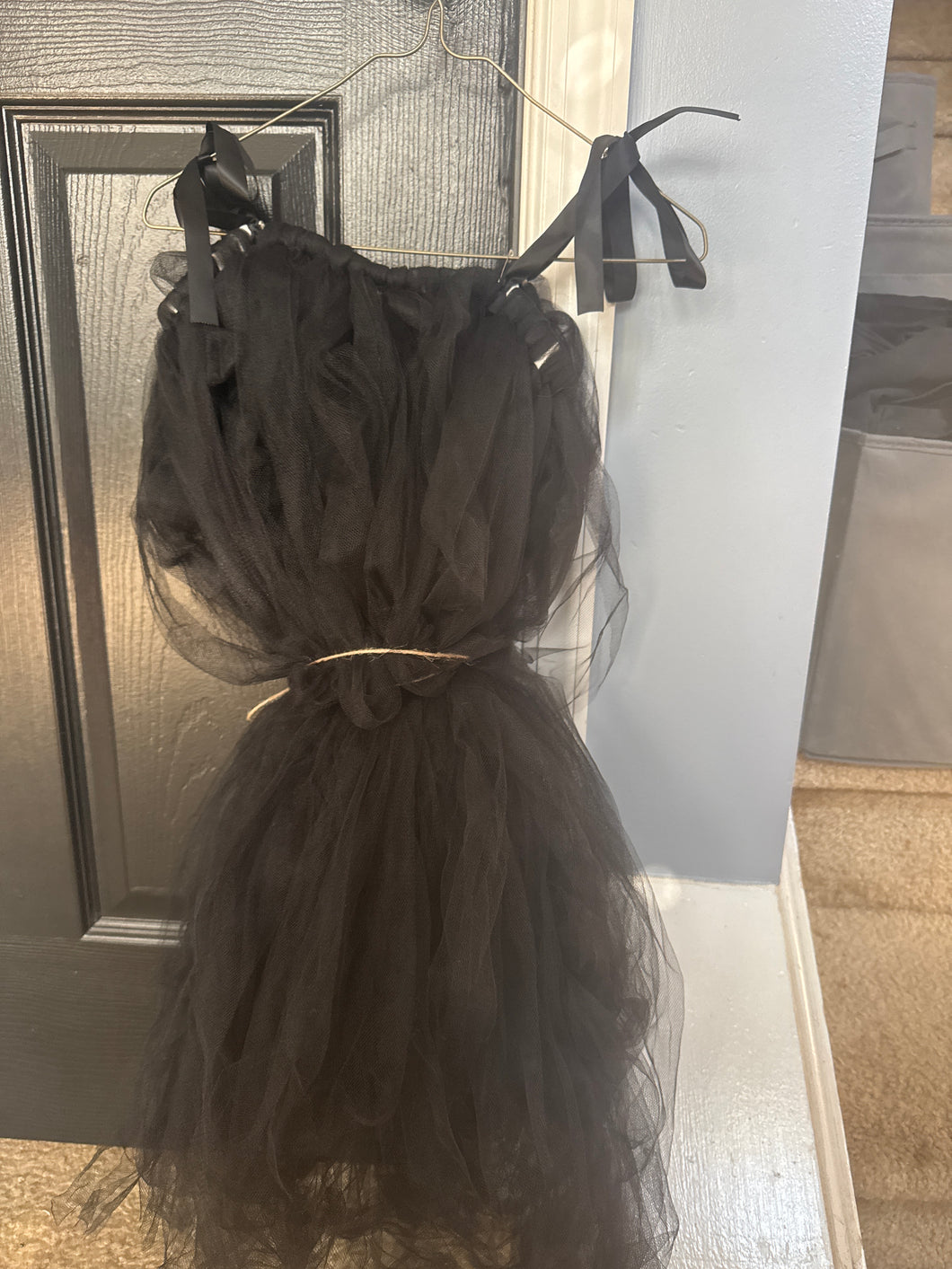 Christmas black tutu Dress - size Kids 10
