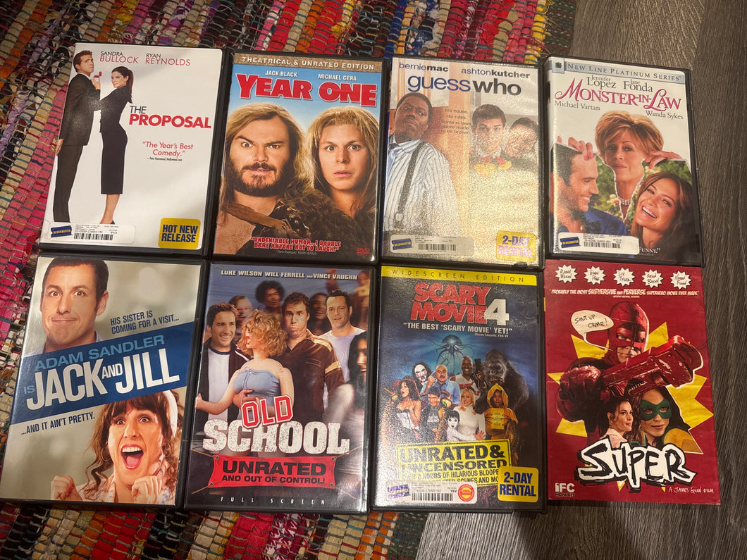 8 comedy movies