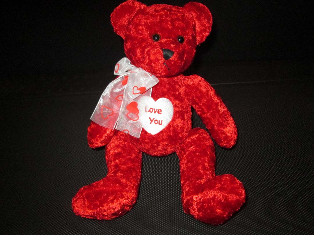 Fiesta - red stuffed ted love you heart, 12