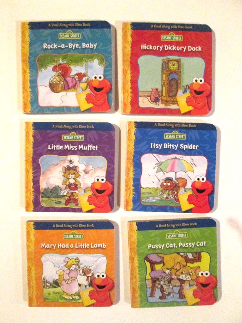 set of 6 Sesame Street mini board books 4x4
