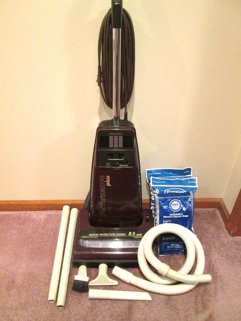 Panasonic upright vac 43 bags, manual