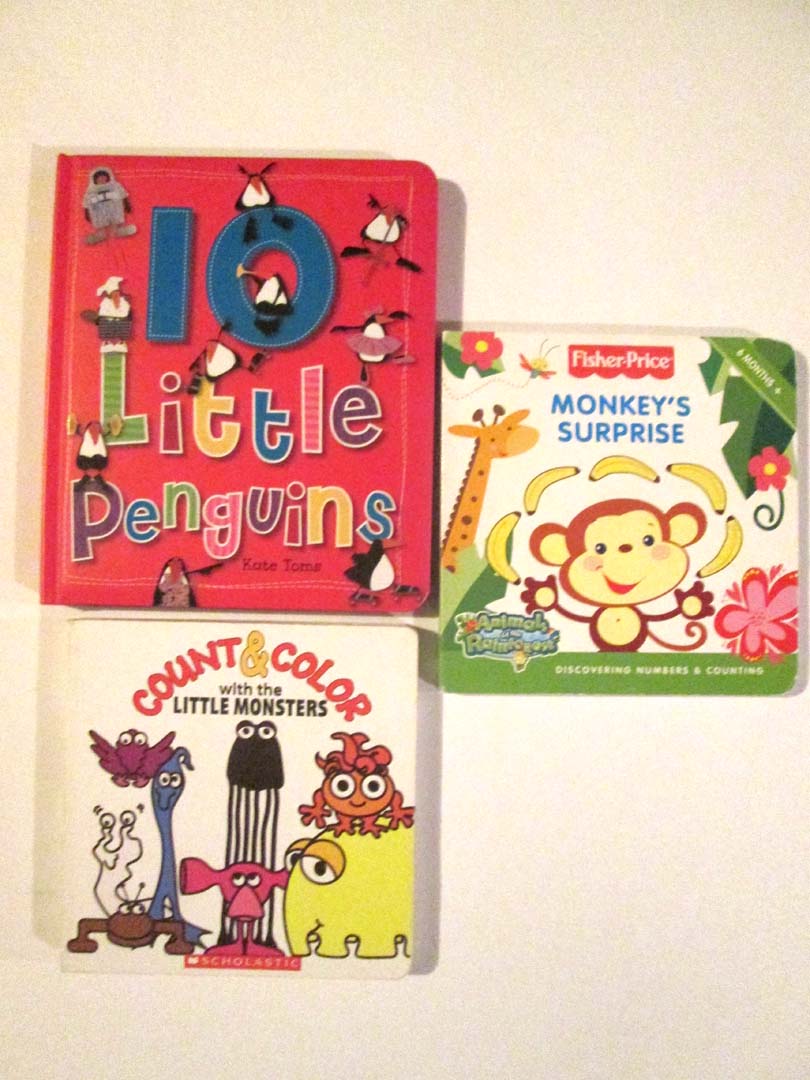 set of 3 counting board books